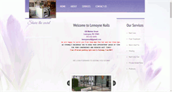 Desktop Screenshot of lemoynenailsalon.com
